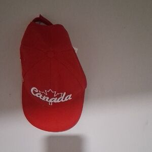Red Canada Baseball Cap